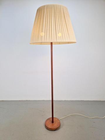 Vintage scandinavische vloerlamp teak mid century ‘60 lamp  beschikbaar voor biedingen