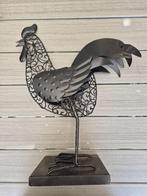 prachtige metalen zwarte decoratie kip, Ophalen of Verzenden, Zo goed als nieuw