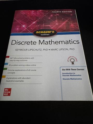 Discrete Mathematics Boek beschikbaar voor biedingen