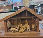 Vintage grote kerststal, Ophalen, Gebruikt