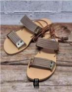 Grecian Chick - Prachtige leren sandalen maat 36 - Nieuw, Kleding | Dames, Grecian Chick, Nieuw, X, Sandalen of Muiltjes