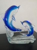 Murano Glas Dolfijnen - Handgeblazen Italiaans, Ophalen