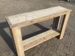 Robuuste sidetable van gebruikt, opgeschuurd steigerhout, Ophalen, Nieuw