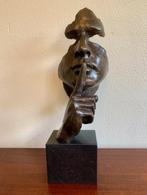 Bronzen Beeld Stilte Silence Salvador Dali Gesigneerd Nummer, Antiek en Kunst, Kunst | Beelden en Houtsnijwerken, Ophalen of Verzenden