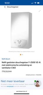 Nefit gesloten geiser F-2500 VE-N elektrische ontsteking CW2, Doe-het-zelf en Verbouw, Minder dan 20 liter, Ophalen, Zo goed als nieuw