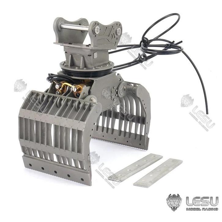 Hydraulische sorteergrijper voor Lesu RC kranen, Hobby en Vrije tijd, Modelbouw | Auto's en Voertuigen, Nieuw, Groter dan 1:32