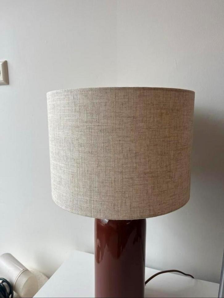 Karwei lampenkap linnen, Huis en Inrichting, Lampen | Tafellampen, Nieuw, Minder dan 50 cm, Stof, Ophalen