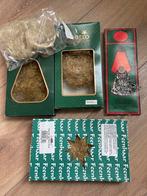 Nostalgische oude kerstversiering lametta gouddraad, Diversen, Kerst, Ophalen of Verzenden, Zo goed als nieuw