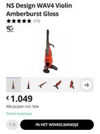 NS Design WAV 4 Elektrische Viool in Koffer!, Muziek en Instrumenten, Behuizingen en Koffers, Ophalen, Zo goed als nieuw, Viool of Altviool