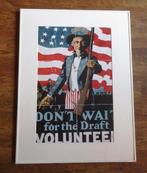 Don't wait US volunteer Amerika poster army leger, Ophalen