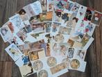 Heel veel vintage Art Nouveau plaatjes junk journal, Hobby en Vrije tijd, Ophalen of Verzenden