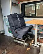 2 persoons donkerblauw stoffen bankje 3p gordels camper bus, Ophalen of Verzenden, Nieuw, Peugeot