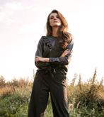 Studio Anneloes  Odelia leren Blouse - zwart XS, Studio Anneloes, Zwart, Ophalen of Verzenden, Zo goed als nieuw