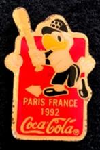 Coca Cola- Paris France 1992 slagbal pin, Nieuw, Merk, Speldje of Pin, Verzenden