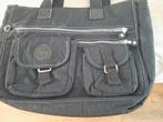 zwarte kipling kantoortas schooltas laptoptas met hengsels, Zwart, Aktetas of Boekentas, Ophalen of Verzenden, Zo goed als nieuw
