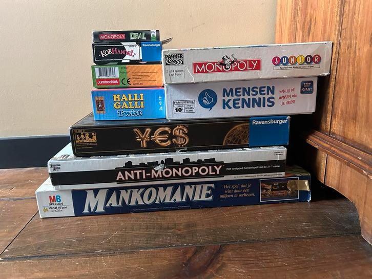 Diverse gezelschapsspellen, Hobby en Vrije tijd, Gezelschapsspellen | Bordspellen, Gebruikt, Ophalen of Verzenden