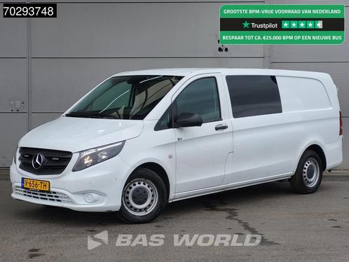 Mercedes Vito 116 Dubbel Cabine Automaat L3H1 Navi Airco Cru, Auto's, Bestelauto's, Bedrijf, Te koop, Achteruitrijcamera, Airconditioning