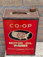 CO-OP Moter Oil 10 liter Blik jaren 20 / 30, Ophalen of Verzenden, Zo goed als nieuw, Overige, Overige merken