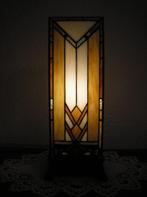 Kleurig Tiffany windlicht (Art Deco) / groot model, Huis en Inrichting, Woonaccessoires | Kandelaars en Kaarsen, Overige materialen