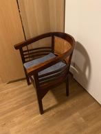 Twee koloniale stoelen met rieten rugleuning en zitting, Antiek en Kunst, Ophalen