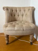 Mooie stoel met zithoogte 40 cm, Huis en Inrichting, Stoelen, Ophalen, Gebruikt, Bruin, Eén