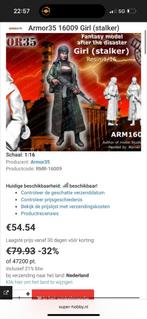 Armor35 16009 Girl (stalker) Figuur 1/16, Hobby en Vrije tijd, Modelbouw | Figuren en Diorama's, Ophalen of Verzenden, Nieuw, Groter dan 1:35