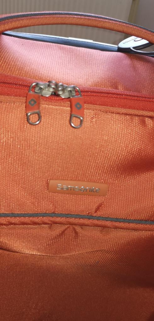 Handbagage koffer Samsonite  – compact & licht – terra kleur, Sieraden, Tassen en Uiterlijk, Koffers, Gebruikt, Zacht kunststof