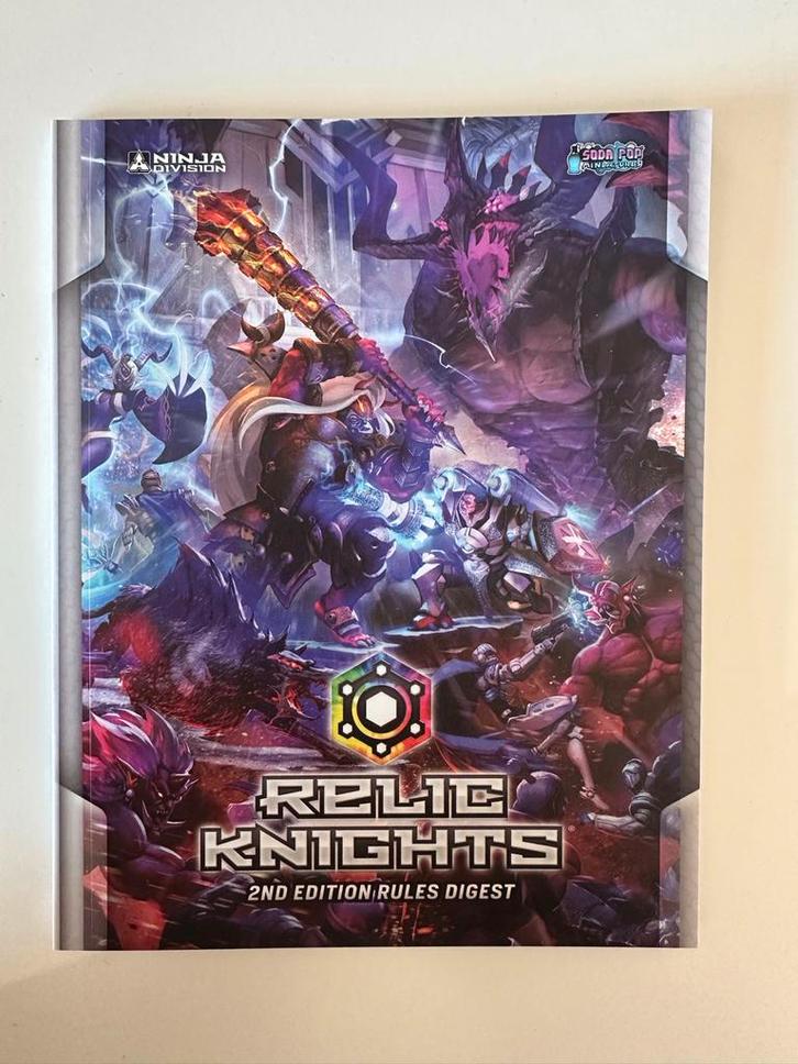 Relic Knights Regelboek, Leopold Magnus & Pit Crew - Nieuw, Hobby en Vrije tijd, Wargaming, Nieuw, Overige soorten, Boek of Catalogus