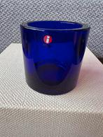 Iittala kivi 8cm kobaltblauw, Huis en Inrichting, Woonaccessoires | Kandelaars en Kaarsen, Ophalen of Verzenden, Overige materialen