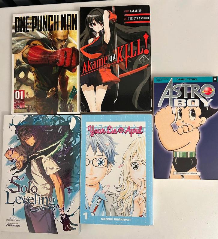 Bundeladvertentie – Manga Deel 1’s, Boeken, Stripboeken, Zo goed als nieuw, Meerdere stripboeken, Ophalen of Verzenden