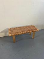 IKEA Stockholm Rotan Bankje Salontafel, Huis en Inrichting, Ophalen, Gebruikt, 100 tot 150 cm, Minder dan 50 cm