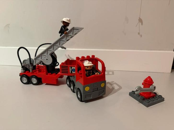 LEGO DUPLO Brandweerwagen 4681, Kinderen en Baby's, Speelgoed | Duplo en Lego, Gebruikt, Duplo, Complete set, Ophalen of Verzenden