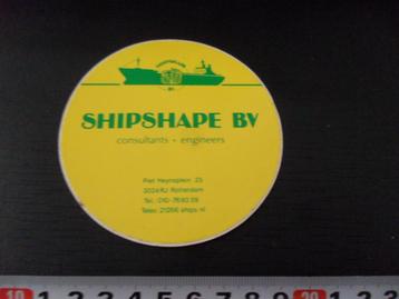 sticker rotterdam shipshape bv consultants engineers beschikbaar voor biedingen