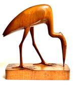 Art Deco Amsterdamse School houten Ibis Beeld, Antiek en Kunst, Verzenden
