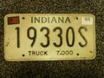 Kentekenplaat licenseplate Indiana Truck USA, Verzenden, Gebruikt, Auto's