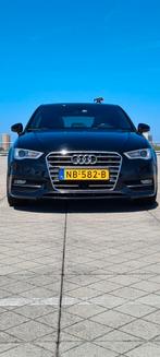 Audi A3 2.0 TDI 110KW ambit Sportback s line pano AUT 2013, Auto's, Audi, 4 cilinders, 150 pk, Leder en Stof, Zwart