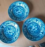 Vintage Chinees porseleinen wandbord met vogel.diam 21 cm., Ophalen of Verzenden