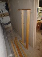 IKEA HEIDEN bedframe (twijfelaar) met lattenbodem, Ophalen, Gebruikt, Bruin, 140 cm