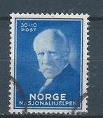 B721 – Scandinavië - Noorwegen – MiNr 214 (gestempeld), Verzenden, Noorwegen, Gestempeld