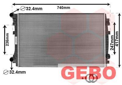 Volkswagen Golf 8 2.0 TDI 2020+ radiateur DIESEL 5Q0 121 251, Auto-onderdelen, Motor en Toebehoren, Volkswagen, Nieuw, Ophalen of Verzenden
