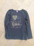 zgan grijs shirt lange mouw "sound of nature" mt 122, Kinderen en Baby's, Kinderkleding | Maat 122, Meisje, Ophalen of Verzenden