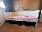 IKEA Hemnes bedbank MAG SNEL WEG, Huis en Inrichting, Slaapkamer | Bedden, Eenpersoons, Wit, Ophalen of Verzenden, 80 cm