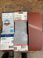9x Schuurband 75x533mm - Bosch P40, p120 & P150, Doe-het-zelf en Verbouw, Gereedschap | Machine-onderdelen en Toebehoren, Ophalen of Verzenden