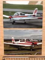Fuji FA-200 Martinair Vliegschool PH-MBM & PH-MBW Luchtvaart, Ophalen of Verzenden, Zo goed als nieuw, Kaart, Foto of Prent