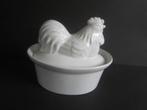 pasen  Wit porselein / keramiek  kip en haan  boter paashaas, Ophalen of Verzenden, Zo goed als nieuw