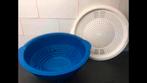 Tupperware keuken unit groot vergiet 29 cm set duovergiet, Overige typen, Blauw, Gebruikt, Ophalen of Verzenden