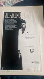Filmposter Scarface met Al Pacino evt. incl lijst, Verzamelen, Posters, Ophalen of Verzenden, Zo goed als nieuw