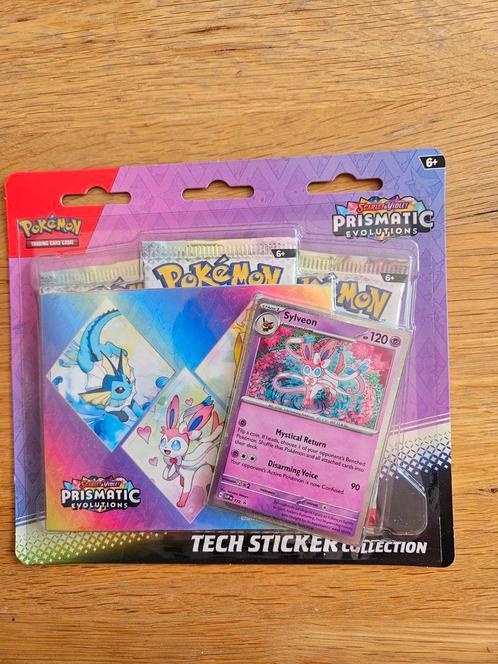 Pokémon Prismattic Evolutions Tech Sticker Collection Sylveo, Hobby en Vrije tijd, Verzamelkaartspellen | Pokémon, Nieuw, Losse kaart
