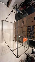 Sidetable, Ophalen, 50 tot 100 cm, Glas, Zo goed als nieuw