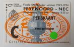 oud voetbalticket KNVB Bekerfinale Feyenoord-NEC Nijmegen, Verzamelen, Sportartikelen en Voetbal, Verzenden, Zo goed als nieuw